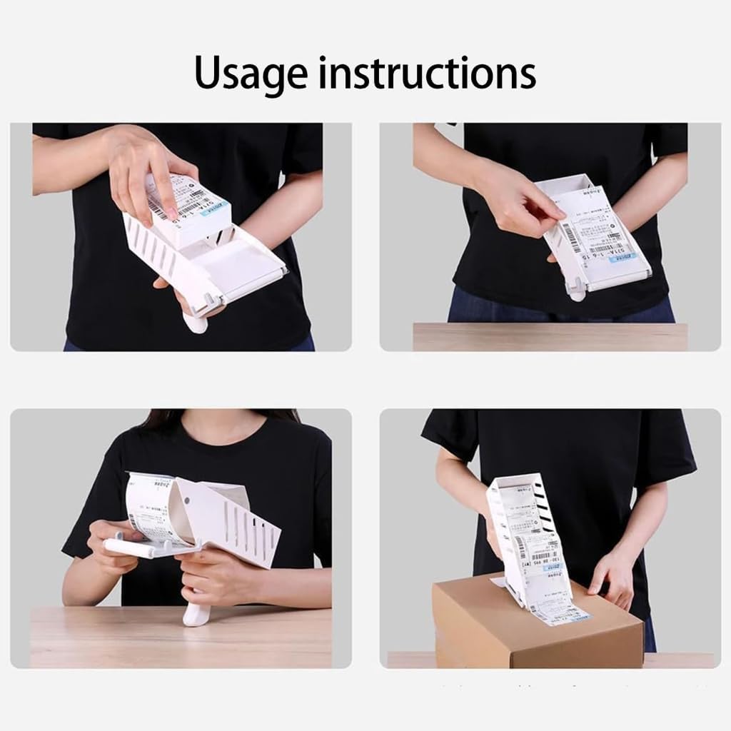 Professional Label Applicator Tool Feature Ergonomic Handle for Comfortable and Precise Use in Packaging Shipping