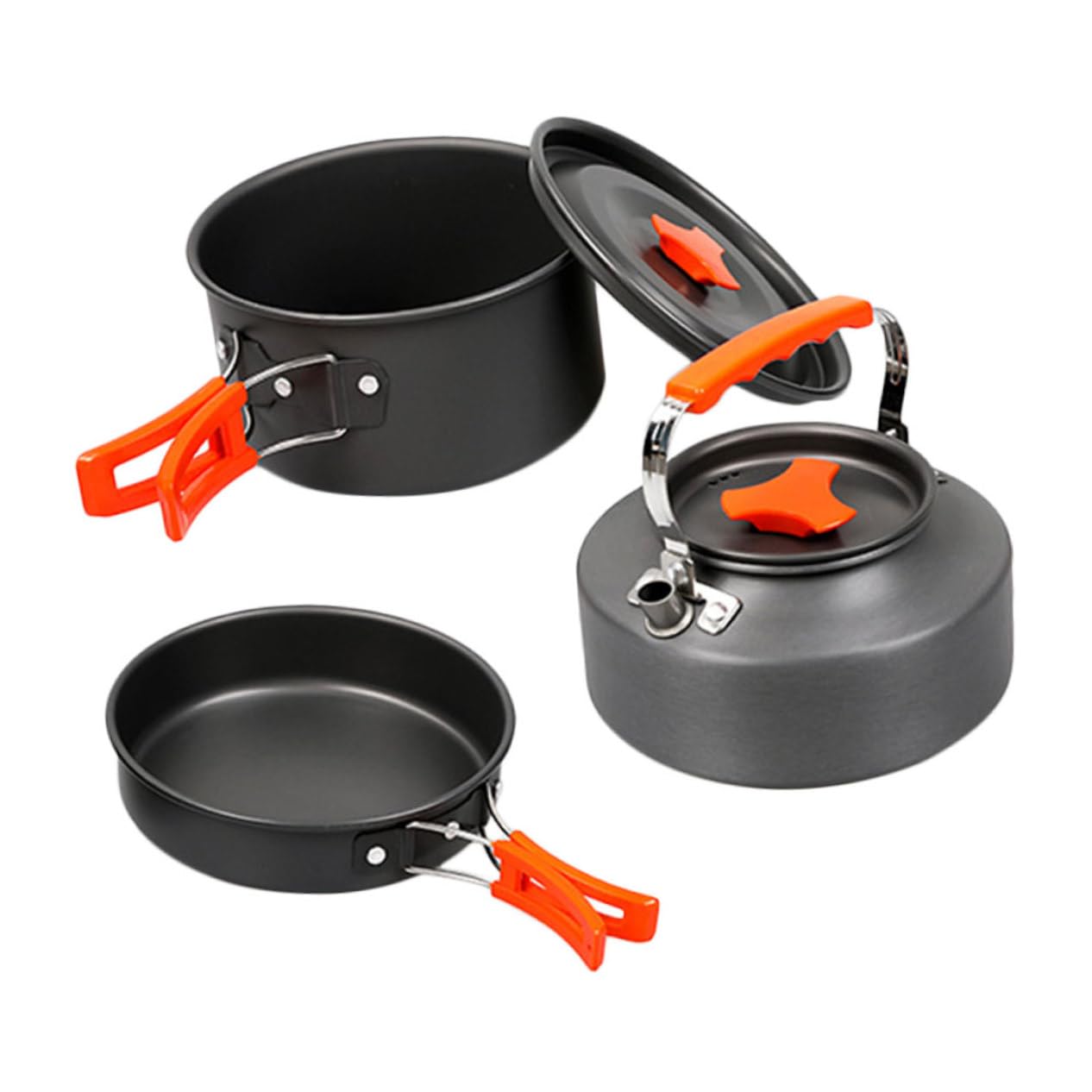 YARNOW Kit De Utensilios De Camping Sartén para Acampar Olla para Acampar Utensilios De Picnic
