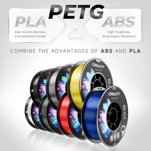 Image of CREALITY PETG Filament 1.75mm 3D Printer Filament, 1kg (2.2lb) Neatly Wound Spool, Dimensional Accuracy ±0.03mm, Excellent Toughness, Fits for Most FDM 3D Printers, Red