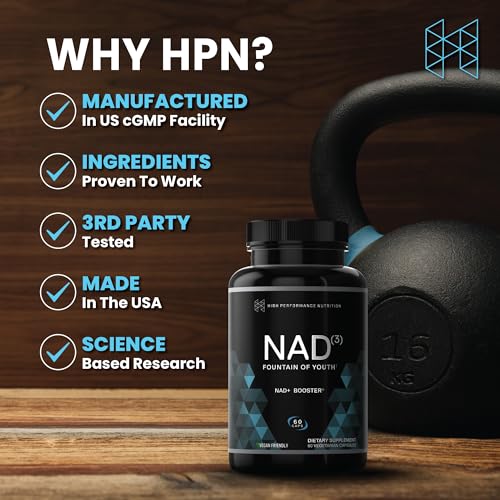 Hpn 9649671 Nad+ Booster (Nad3), Anti Aging Cell Booster, Nrf2 Activator, Nicotinamide Riboside Alternative, Nad Supplement Natural Energy thumb #5