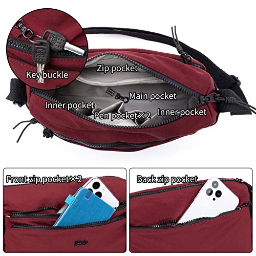 Image of ETidy Nylon Crossbody Bag For Women Waterproof Lightweight Casual Shoulder Purse Hobo Bag
