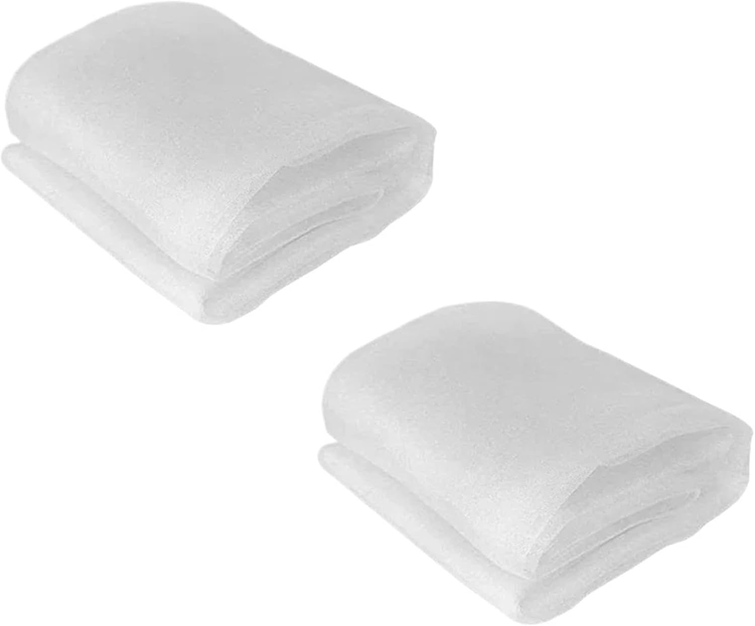 Tree Netting Fruit Tree Netting Garden Insect Screen Transparent Bird Plant Barrier(White-1.8x2.2m-2PCS)