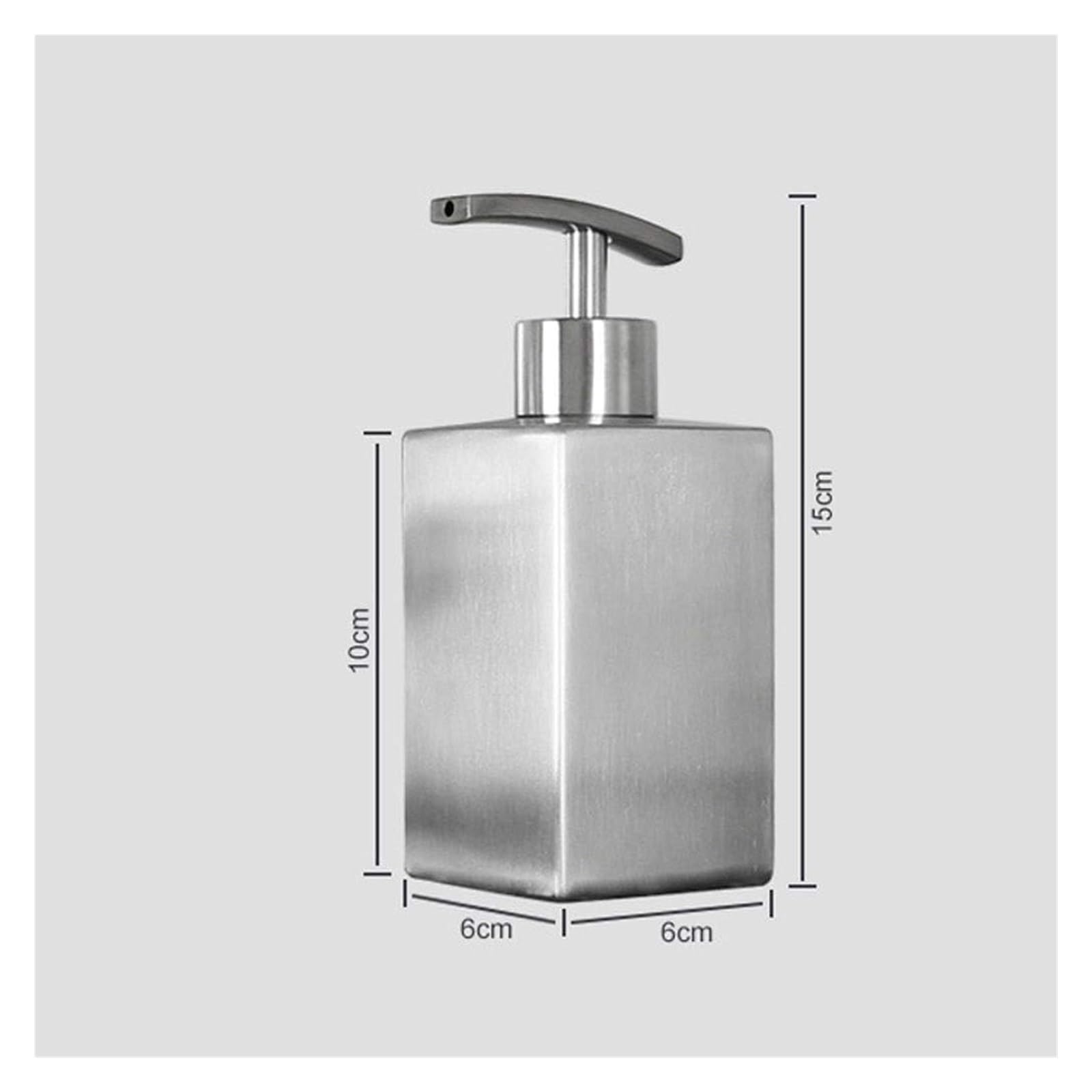 Dispensador De Jabón De Cerámica, Botella De Loción Recargable, Dispensador De Jabón Botella De Jabón De Mano De Acero Inoxidable 304 Dispensador De Jabón Botella Botella De Loción Dispensador De Líqu