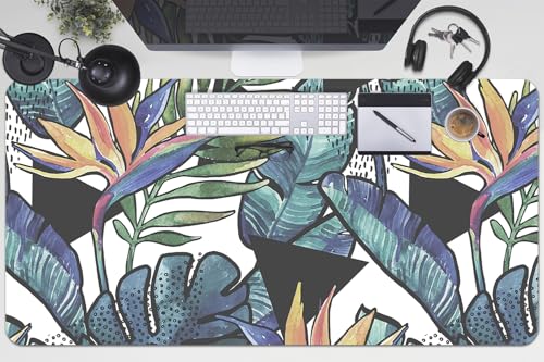 Tapis de bureau 100x50 idéal à la maison pour télétravail et design