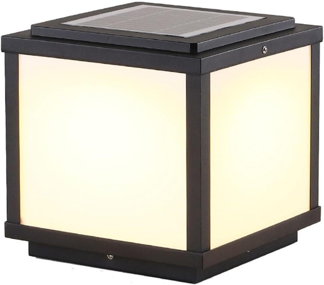 Pilier Lumineux Solaire pour éclairage moderne de paysage et jardin