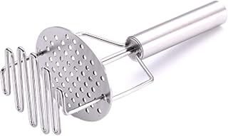 Potato Ricer Masher Stainless Steel Potato Pressure Multifunctional Sweet Potato and Taro Press Masher Baby Food Supplement Masher