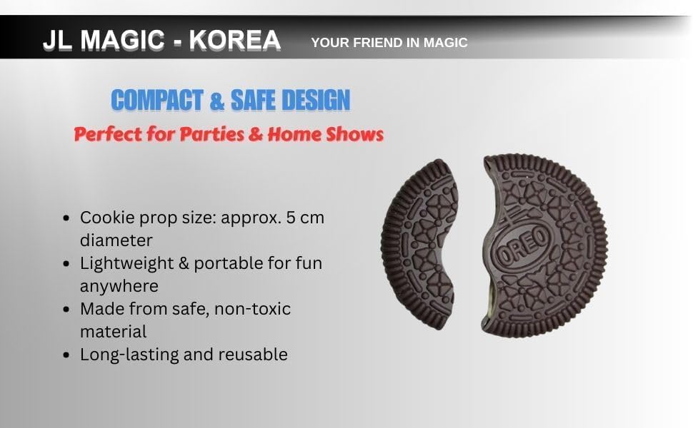 Comic Cookie Magic (2P) Magician's Bite & Restore Cookie Gimmick The Funniest Cookie Trick Ever! image 5