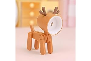 Mini Table Lamp Dog: Cheerful Night Light for Young Explorers