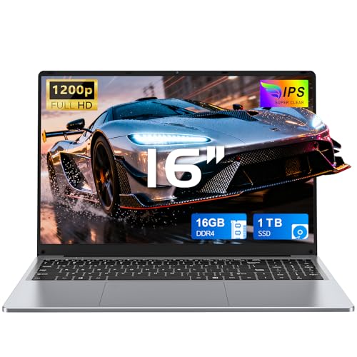 FUNYET 2025 Ordenador Portátil 16 Pulgadas 16GB RAM 1TB SSD...