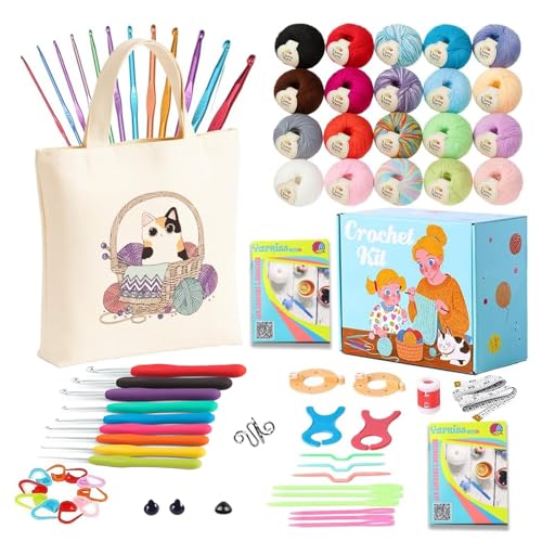 Kit de crochet pour débutants et loisirs créatifs à la maison Yarniss