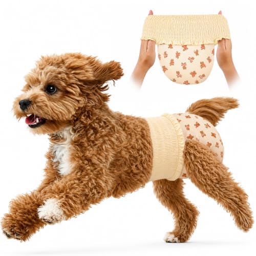 Image of Dog Diapers Female, Disposable Diapers for Female Dog with Stretchy Waist