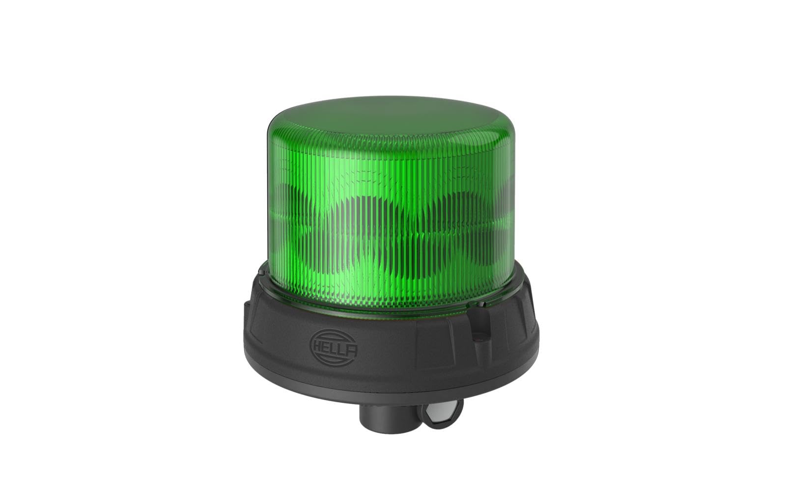 HELLA 2XD 066 979-311 LED-Strobe-type Beacon - K-LED Nano 80-12/24V - green - Pipe-neck - Plug: Blade Terminal Sleeve - Quantity: 1