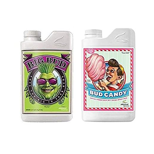 Advanced Nutrients Big Bud and Bud Candy Bundle Set Fertilizers Hydroponics (1 Liter)