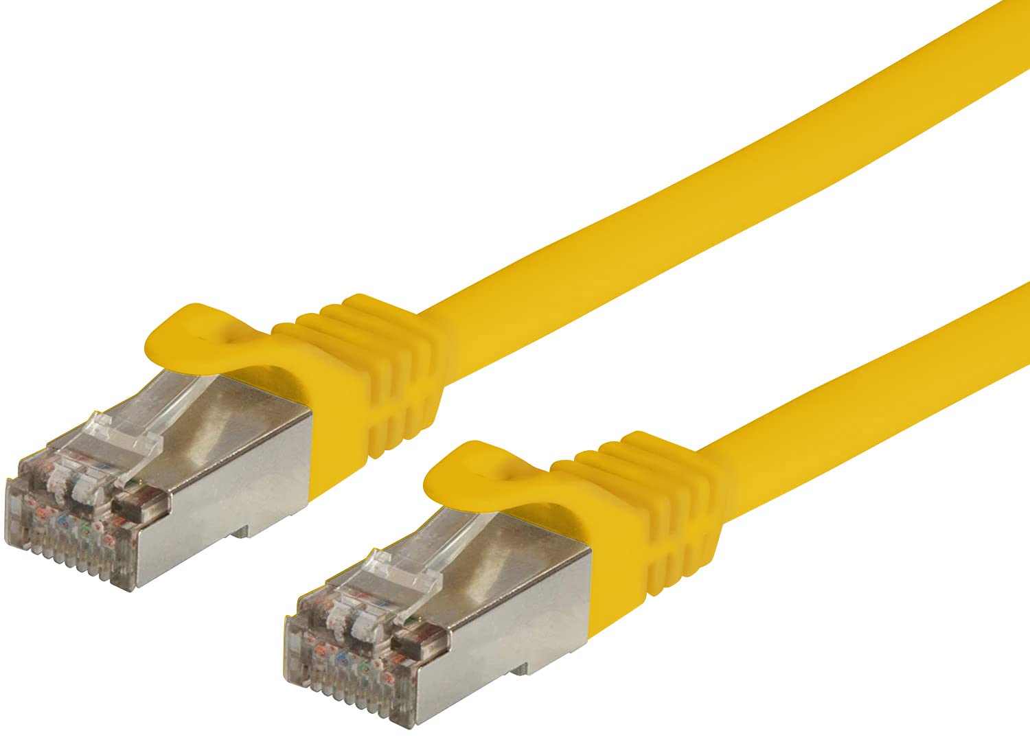 Techly Professional 360660 Cable de red Patch de cobre Cat. 6A SFTP LSZH 15 m Amarillo cable de red