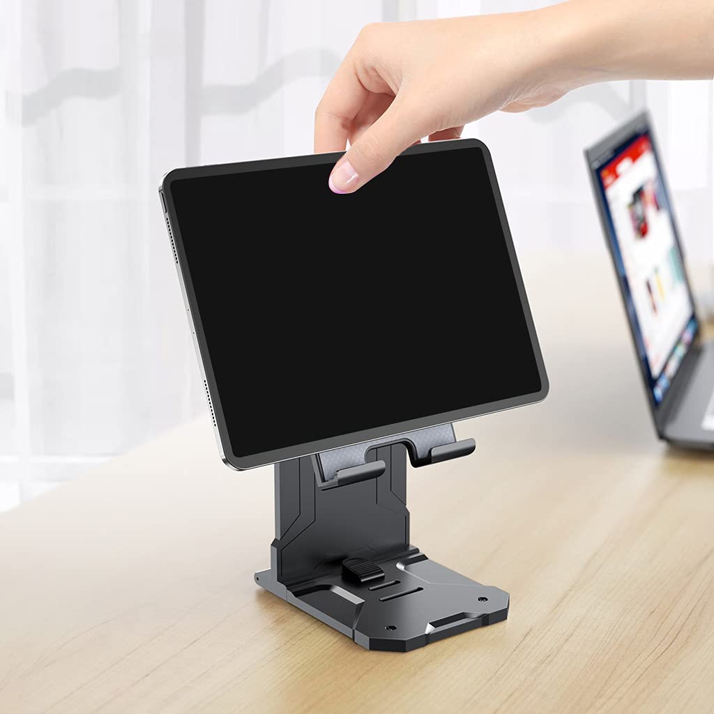 Lazy Flat - Supporto universale per cellulare, pieghevole, per smartphone, scrivania