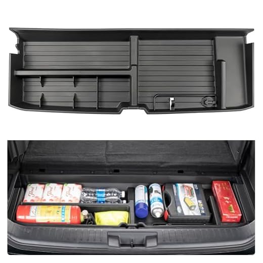 Best luggage solution for toyota highlander AutoQi Trunk Storage Box for Toyota Highlander