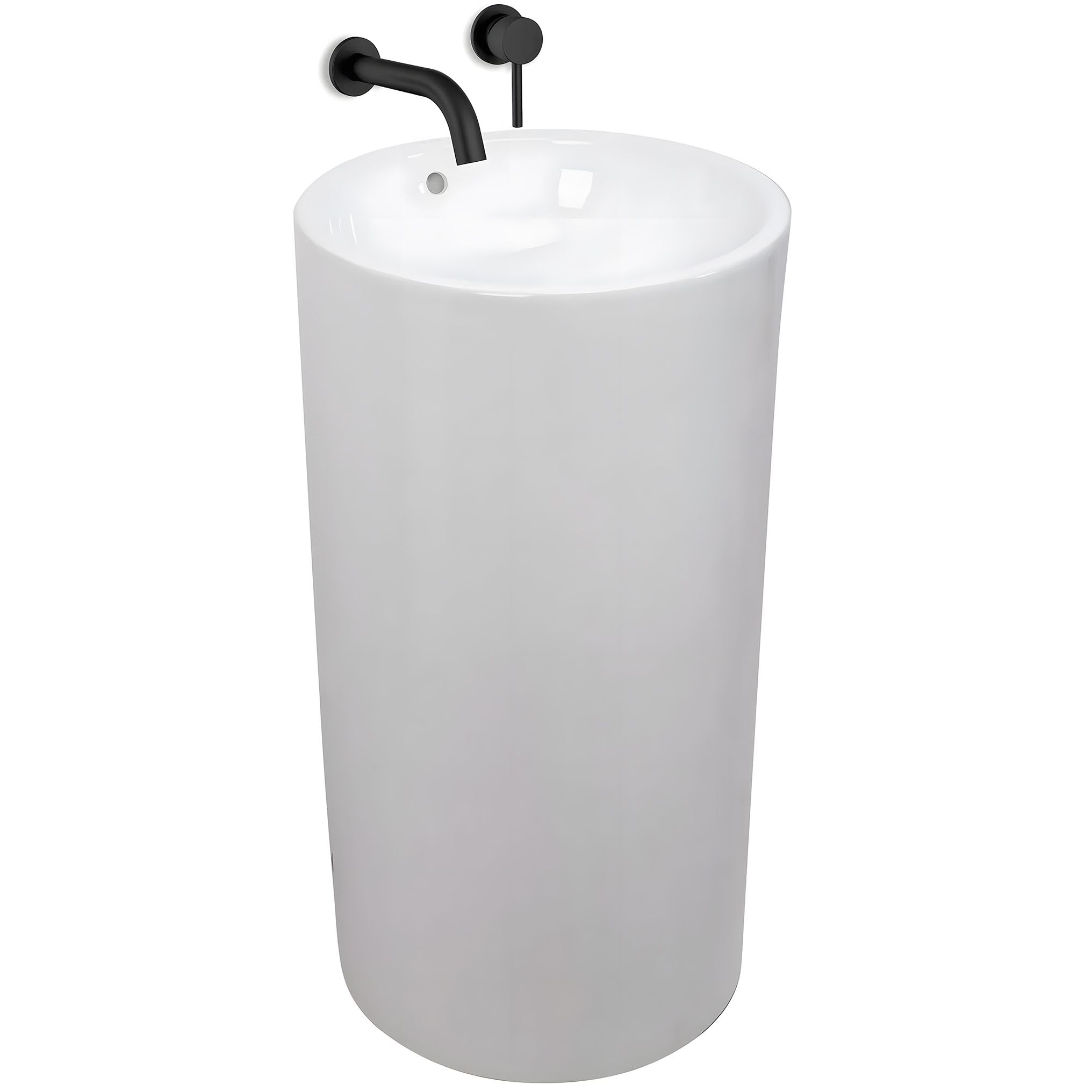 Rea ESTERA Lavabo Independiente Lavabo de baño 46 x 46 x 85 cm Cerámica (Blanco)