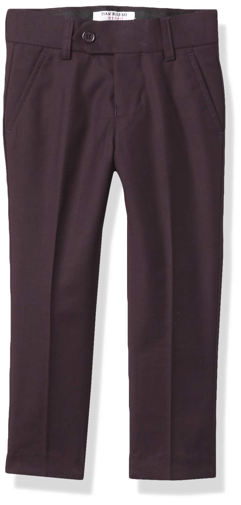 Isaac Mizrahi Pantalones de vestir sólidos ajustados para niños