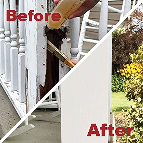 Image of PC-Products Wood Repair Epoxy Paste and Wood Hardener Kit, PC-Woody 96 oz and PC-Petrifier 1 Gallon