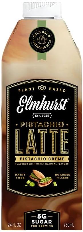 ELMHURST Pistachio Creme Latte, 750 ML
