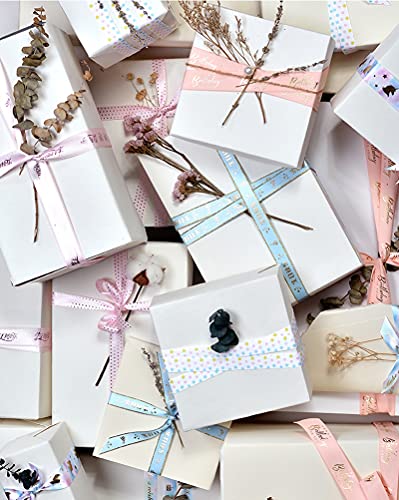 10 Yard Verjaardagscadeau inpaklint Bronzing en bedrukking decoratief lint Linten Voor Geschenken Wrap Craft Stof… - Image 7