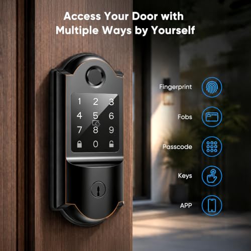 Keyless Entry Door Lock with Auto Locking - Image 3