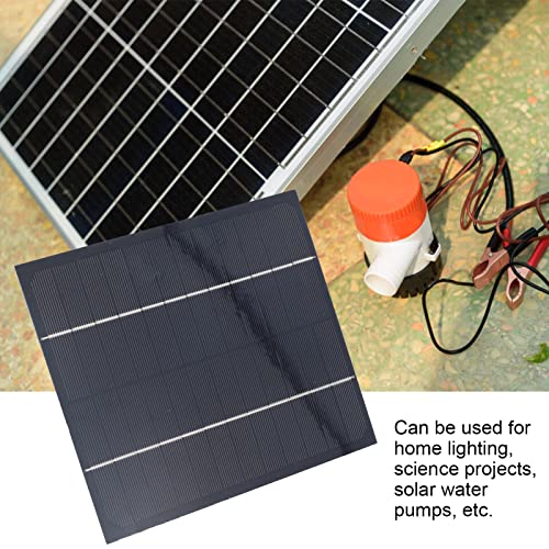 Painel Solar, DIY Painel Solar Voltagem 12V Potência de Substituição Ideal 6W Peso Leve para Aplicaç
