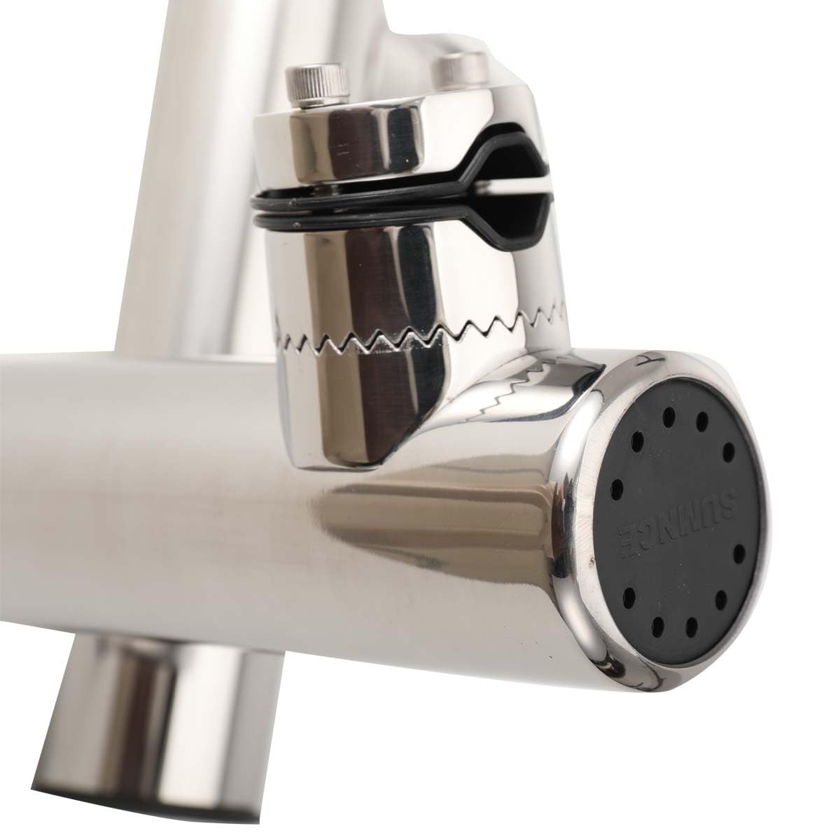 Angelrutenhalter Edelstahl 2 STK einstellbar für Boote & Yachten | Polierter Edelstahl, verstellbar, 2 Stück. Ideal für Boote, Yachten und Fischerboote. Robust und langlebig.