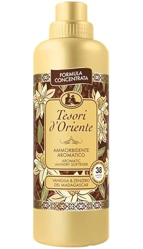 Tesori d’oriente Vaniglia & Zenzero Weichspüler Konzentrierte Formel für 38 Waschgänge 760ml NEW