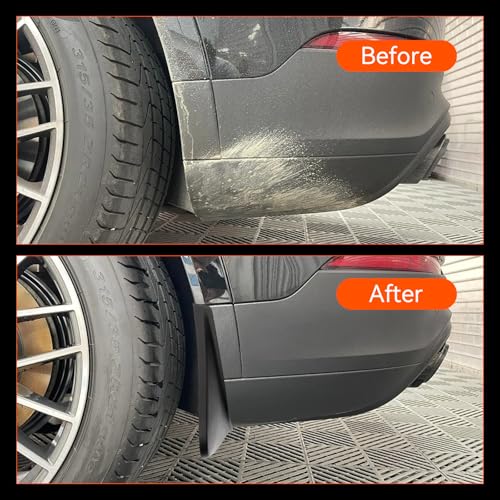 Image of Runmade Upgrade Tesla Model Accessories - Mud Flaps [No Drilling Required] All-Weather Mud Guard Body Kits for Tesla Model 3 Highland 2024-2025 (Model 3 Highland 2024-2025)