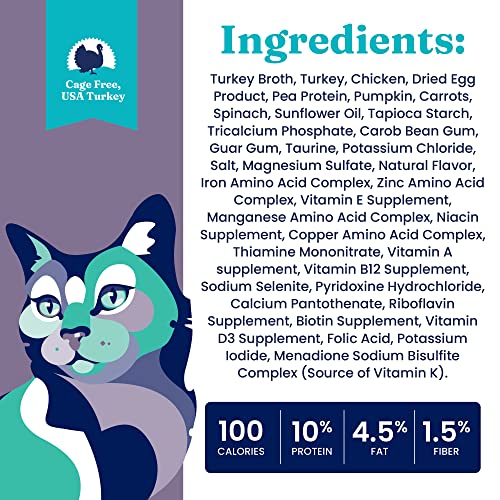 Image of Solid Gold Wet Cat Food for Adult & Senior Cats 24 Pack - Wholesome Selects Chunks in Gravy - Made with Real Turkey & Pumpkin for Healthy Digestion and Sensitive Stomach