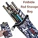 Ringballpaka Rod Storage Cover,Fishing Rod Sleeve,Beach Umbrella Storage,Kite Bag,Canvas Bag,Golf Umbrella Cover,Waterproof Multi-Functional Case (Grey-51 inches)