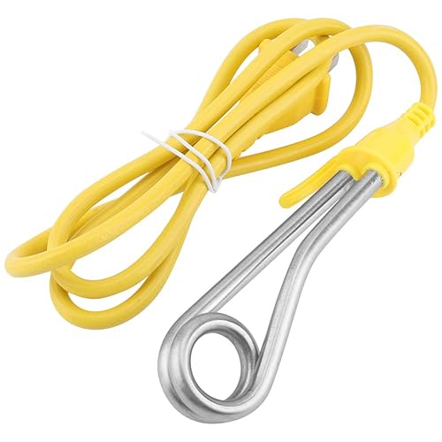 Mini calentador eléctrico, mini caldera de 600 W, agua caliente, café, inmersión, uso de viaje, enchufe CN 220 V, para hogar, oficina, dormitorio