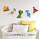 WSNDM 14 Stück Nähset Kinder, DIY Dinosaurier Filz Nähen Bastelset, Nähen Anfänger Pädagogische Kreativsets, Art Craft Geschenk, Gefüllte Filz Plüsch Ornamente für Handwerk