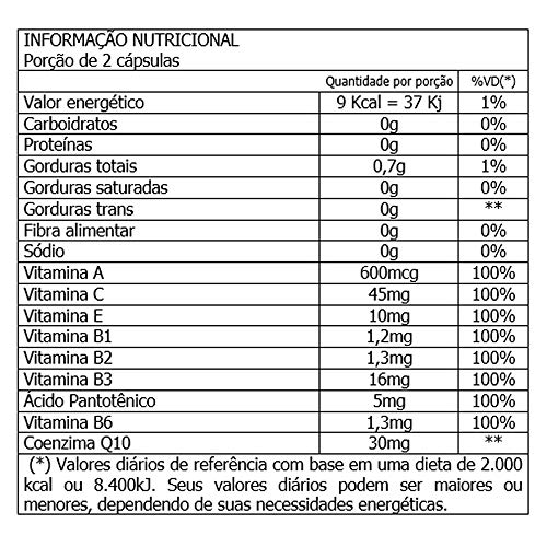 Coenzima Q10 com Vitaminas - 60 Cápsulas - Bioklein