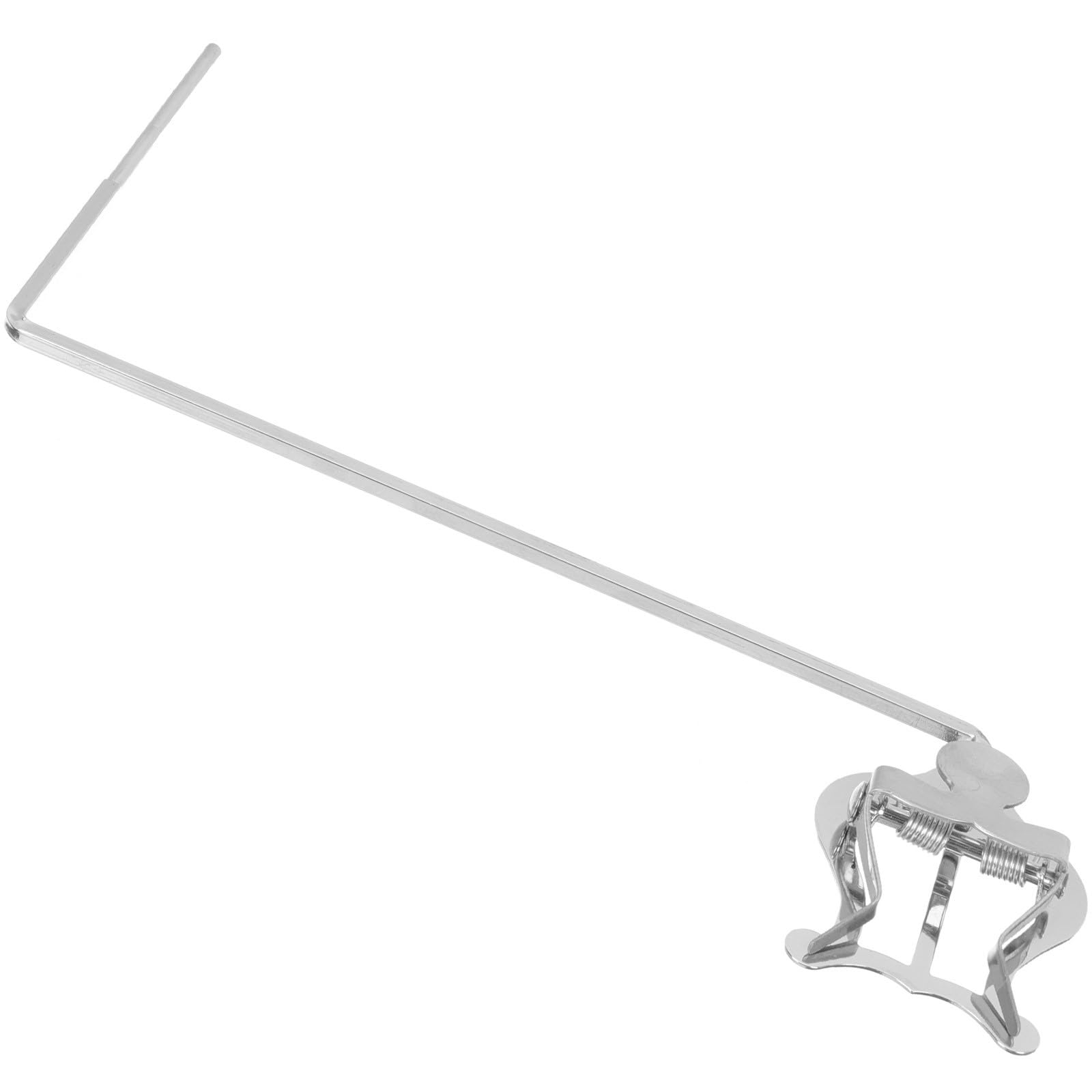 Hemobllo Pince à Livret de Musique Portable pour Basse en Fer Argenté, Facile à Transporter et Pratique, Marche Jeu Musical
