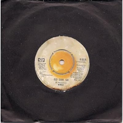 Wings (Paul McCartney) Old Siam, Sir UK 45 7" single +Spin It On