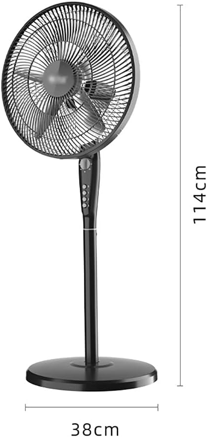 Stand Fan High Energy Aluminum Alloy Fan bladeswith Space-Saving Design 3 Speed Settings Adjustable