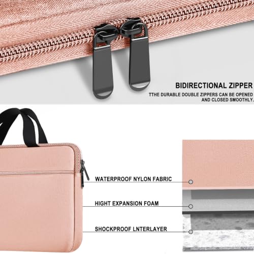Image of Laptop Sleeve 15.6 Inch, Handbag Protective Computer Case with Front Pocket