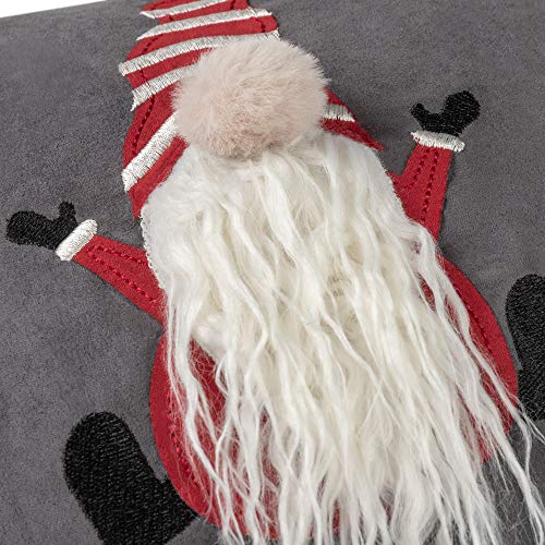 JWH-Christmas-Gnome-Throw-Pillow-Cover-Decorative-Grey-Red-Santa-Pillow-Case-Holiday-Cushion-Home-Farmhouse-12×20-Inch JWH Christmas Gnome Throw Pillow Cover Decorative Grey Red Santa Pillow Case Holiday Cushion Home Farmhouse 12×20 Inch