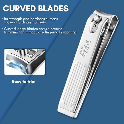 Beauté Secrets Essentials Manicure Set Nail Clippers Kit Manicure Pedicure Gift Set, 16Pcs Professional Stainless Steel Pedicure Care Tools Women Travel Grooming Kit with Case... - Image 5
