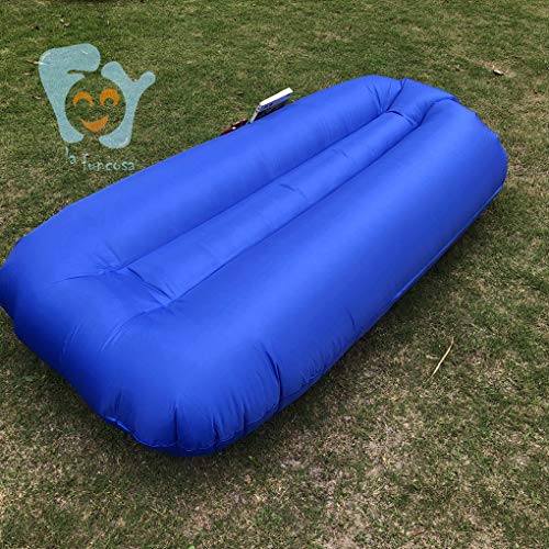 Lafuncosa poltrona inflável para acampamento ao ar livre poltrona inflável inflável para sofá rede i