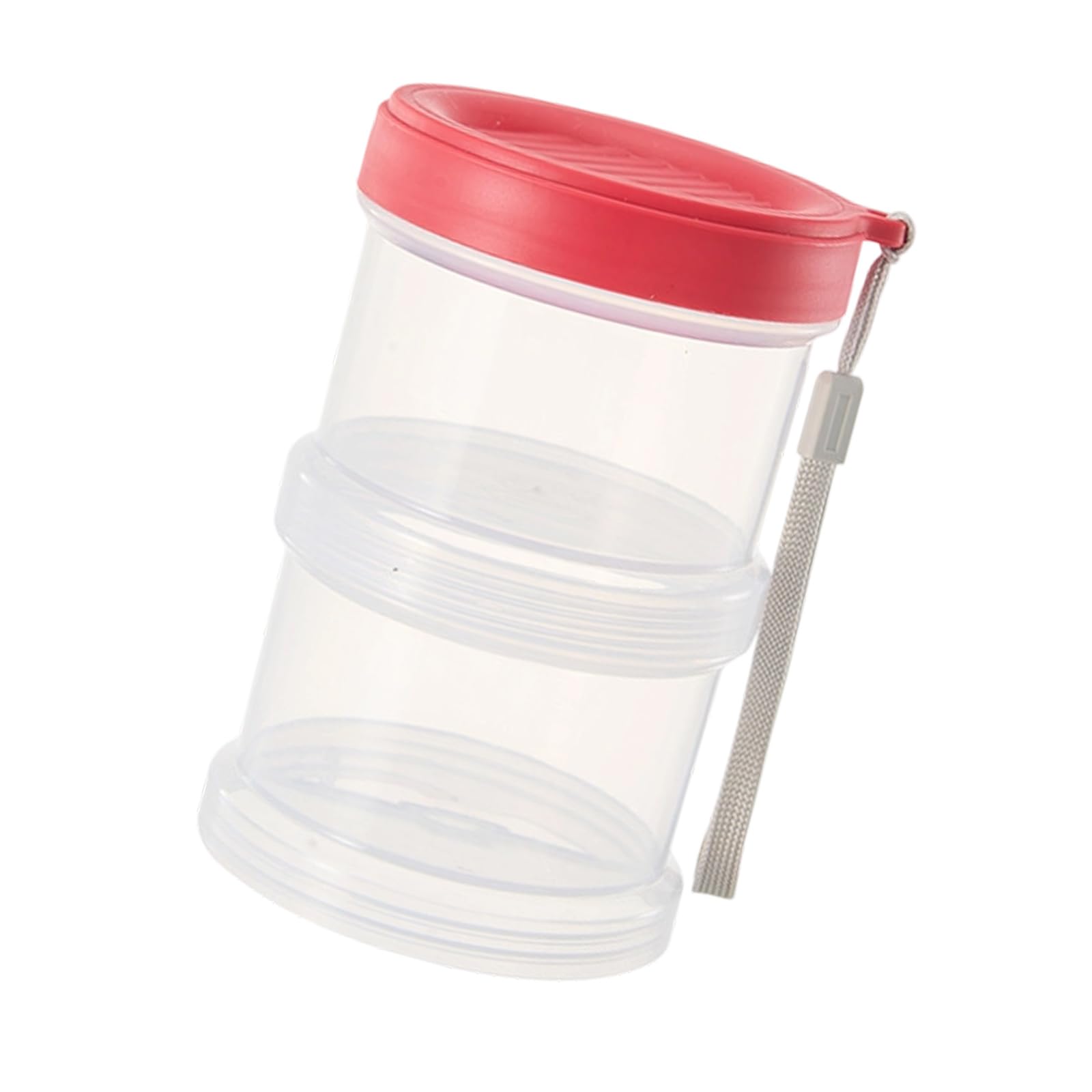 Pet Food Storage Containers with Multi-Compartment for Travel Sauce Bottles Stackable Miniature Condiment Box Multi-Layer Pet Feeder