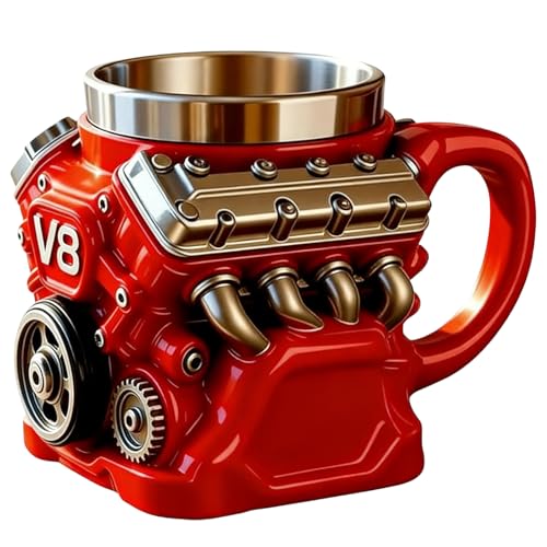 De Café De Viaje,Mecánica,Térmica De Viaje | Para Hombre, Marido, Aficionados De Los Automóviles, San, Cumpleaños, Casa, Té, Vino, Whisky