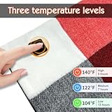 Best Heated Scarf for Women: Stay Warm All Winter with These Top Rechargeable Options 12 NABEKE Heated Scarf for Women Rechargeable, Electric Heating Scarf with 3 Temperature Settings 5000mAh Battery Keep Warm Soft for Winter (Red)