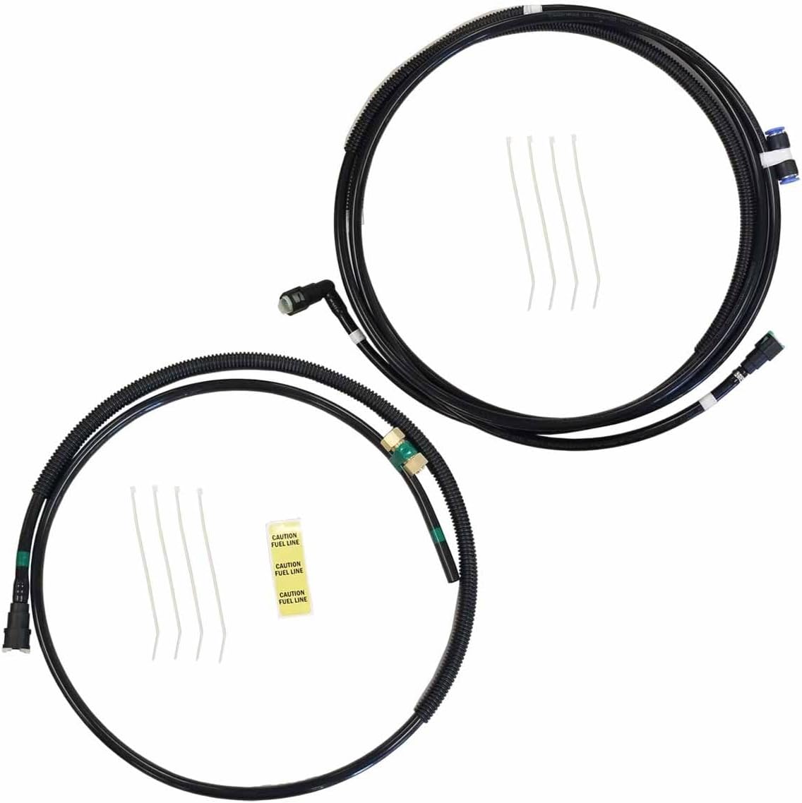 Inline Tube Compatible with 2007-14 Chevrolet Silverado GMC Sierra 5.3L 6.0L 6.2L Supply and Fuel Vapor Lines Nylon Fuel Line Kit Mid Section