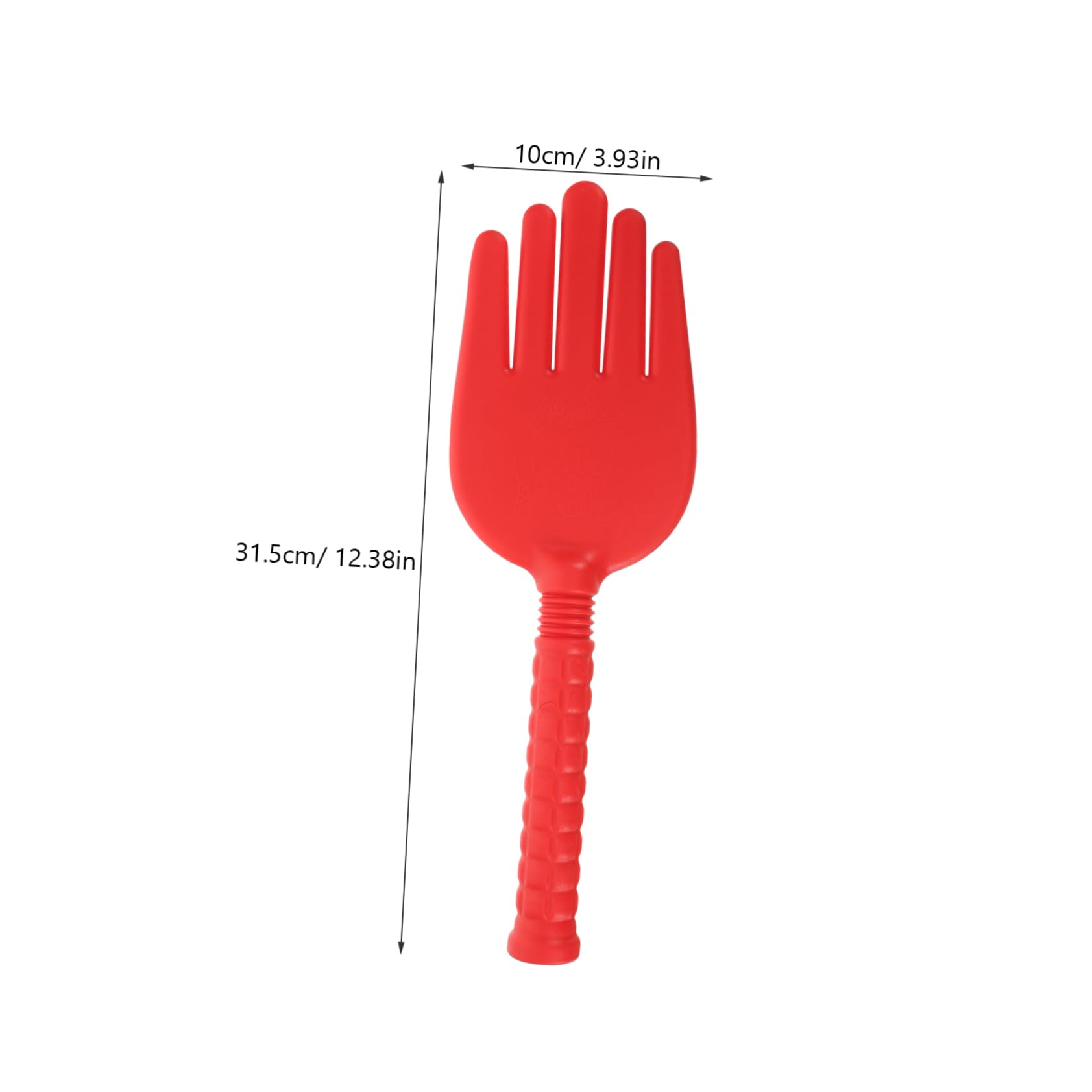 4 Pezzi Strumento di massaggio corporeo massaggiatore bob portatile mano pacca sul corpo massaggio a spalla Attrezzatura da massaggio colpetto Gel di silice rosso