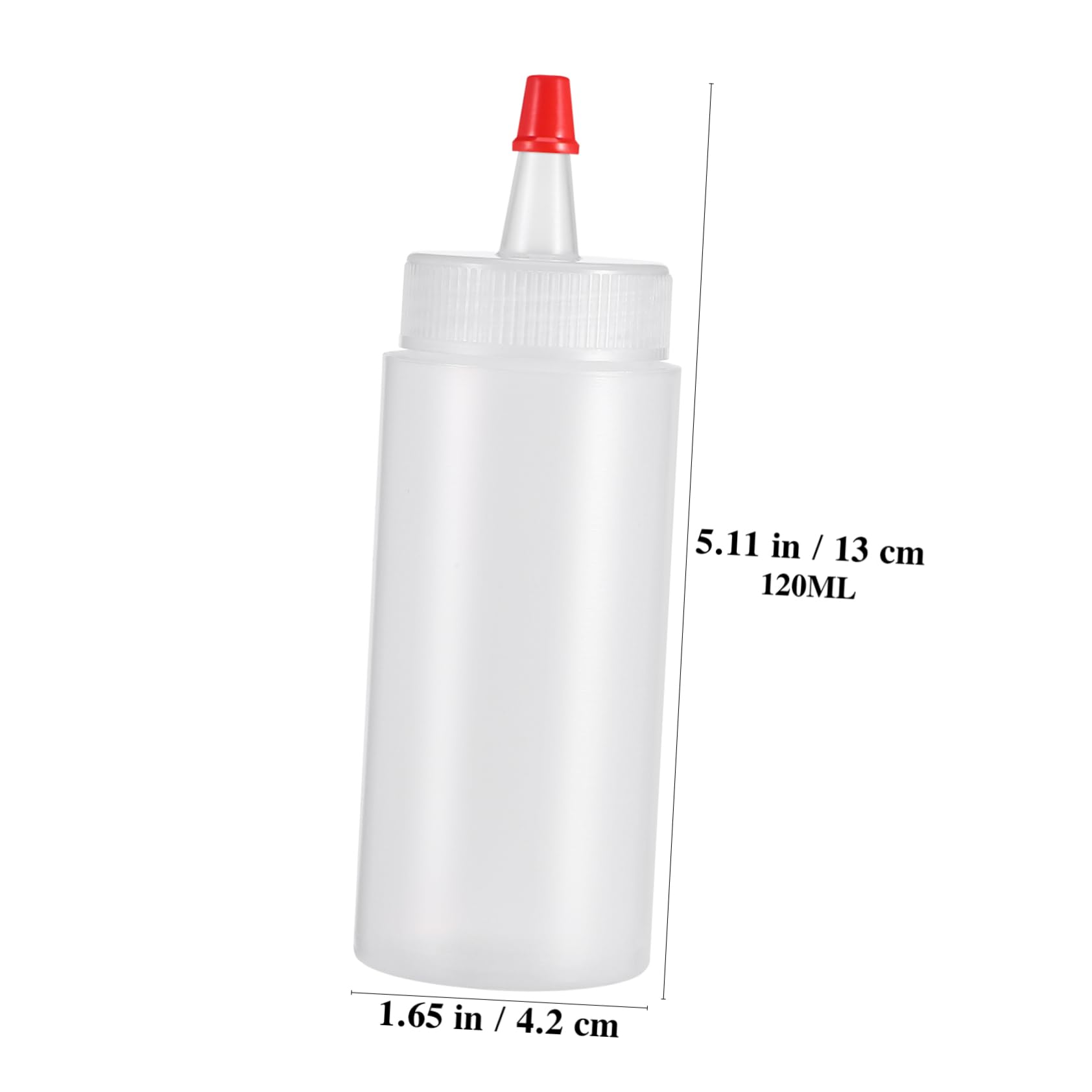 VICASKY 6pcs Plastic Squeeze Bottles Multi Functional Tip Applicator for Liquid Glue for Crafts DIY Projects and Construction