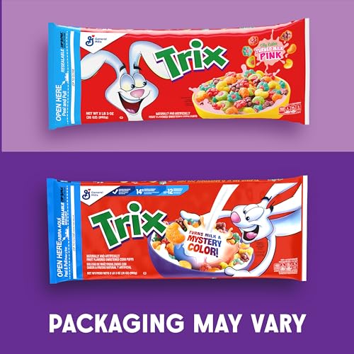 Image of Trix, Cereal, Fruit Flavored Corn Puffs, 35 oz (Pack of 5)