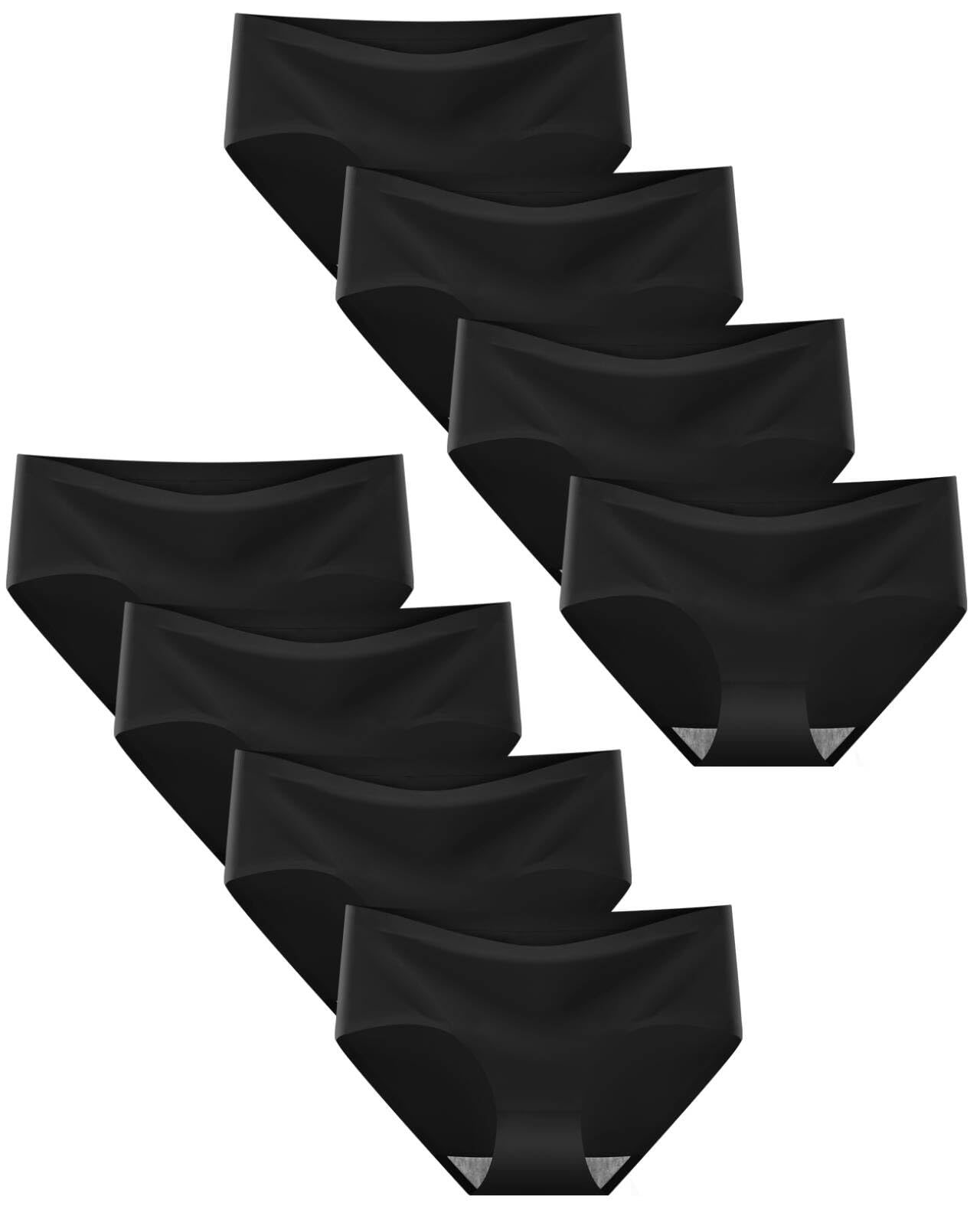 Finihen Teen Girls Underwear Seamless Stretch No Show Panties Multi-Pack